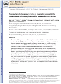 Cover page: Prenatal alcohol exposure reduces magnetic susceptibility contrast and anisotropy in the white matter of mouse brains