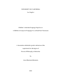 Cover page: Children’s Individual Language Experiences: A Multilevel Analysis of Language Use in Head Start Classrooms