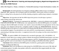 Cover page: A Novel Method for Teaching and Assessing Emergency Department Disposition for Interns: the R2D2 Protocol