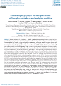 Cover page: Global biogeography of N2-fixing microbes: nifH amplicon database and analytics workflow