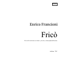 Cover page: Fricò