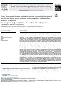 Cover page of Forest aboveground biomass estimation through integration of sentinel-2 and PALSAR-2 time series: assessing models trained on GEDI and field inventory benchmarks