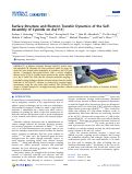 Cover page: Surface Structure and Electron Transfer Dynamics of the Self-Assembly of Cyanide on Au{111}