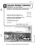 Cover page: A CORE HOLE IN THE SOUTHWESTERN MOAT OF THE LONG VALLEY CALDERA: EARLY RESULTS