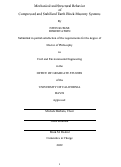 Cover page: Mechanical and Structural Behavior of Compressed and Stabilized Earth Block Masonry Systems