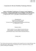 Cover page: Impact of enabling technologies on customer load curtailment 
performance: Summer 2001 results from NYSERDA's PON 585 and 577 programs and 
NYISO's emergency demand response program