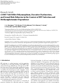 Cover page: COMT Val158Met Polymorphism, Executive Dysfunction, and Sexual Risk Behavior in the Context of HIV Infection and Methamphetamine Dependence