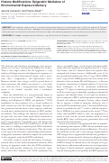 Cover page: Histone Modifications: Epigenetic Mediators of Environmental Exposure Memory