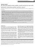 Cover page: Do skeletal-related events predict overall survival in men with metastatic castration-resistant prostate cancer?