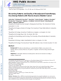 Cover page: Discerning Patterns and Quality of Neoadjuvant Chemotherapy Use Among Patients with Muscle-invasive Bladder Cancer