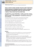 Cover page: Renal events among women treated with tenofovir/emtricitabine in combination with either lopinavir/ritonavir or nevirapine