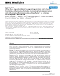 Cover page: What does my patient's coronary artery calcium score mean? Combining information from the coronary artery calcium score with information from conventional risk factors to estimate coronary heart disease risk.