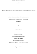 Cover page: Mexico’s Many Antigones: Uncovering the Mexican tradition of Sophocles’ Antigone