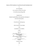 Cover page: Behavior of piles in liquefied and laterally spreading ground, PhD Dissertation