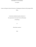 Cover page of Positive and Negative Emotion Persistence as Transdiagnostic Measures of Psychological Well-Being