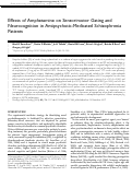 Cover page: Effects of Amphetamine on Sensorimotor Gating and Neurocognition in Antipsychotic-Medicated Schizophrenia Patients.