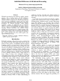 Cover page: Individual Differences in Relational Reasoning