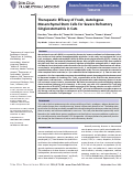 Cover page: Therapeutic Efficacy of Fresh, Autologous Mesenchymal Stem Cells for Severe Refractory Gingivostomatitis in Cats