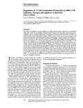 Cover page: Regulation of T cell lymphokine production by killer cell inhibitory receptor recognition of self HLA class I alleles.