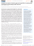 Cover page: Updated concepts of seismic gaps and asperities to assess great earthquake hazard along South America