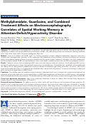 Cover page: Methylphenidate, Guanfacine, and Combined Treatment Effects on Electroencephalography Correlates of Spatial Working Memory in Attention-Deficit/Hyperactivity Disorder.