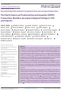 Cover page: 528 REM Sleep Without Atonia in Idiopathic REM Sleep Behavior Disorder in the North American Prodromal Synucleinopathy Cohort