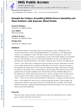 Cover page: Beneath the surface: Unearthing within-person variability and mean relations with Bayesian mixed models.