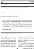 Cover page: Does the Type and Timing of Educational Attainment Influence Physical Health? A Novel Application of Sequence Analysis