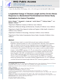 Cover page: Longitudinal Change in Telomere Length and the Chronic Stress Response in a Randomized Pilot Biobehavioral Clinical Study: Implications for Cancer Prevention