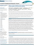 Cover page: Metrics for the Evaluation of the Southern Ocean in Coupled Climate Models and Earth System Models