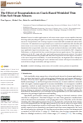 Cover page: The Effect of Encapsulation on Crack-Based Wrinkled Thin Film Soft Strain Sensors.