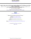 Cover page: Diagnostic Utility of the Posttraumatic Stress Disorder (PTSD) Checklist for Identifying Full and Partial PTSD in Active-Duty Military