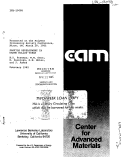 Cover page: PROFILE DEVELOPMENT IN DRAWN HOLLOW TUBES