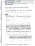 Cover page: Clinical and Socioeconomic Factors Influence Treatment Decisions in Graves’ Disease