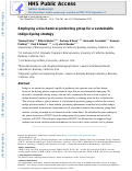 Cover page: Employing a biochemical protecting group for a sustainable indigo dyeing strategy