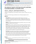 Cover page: The expression of opsins in the human skin and its implications for photobiomodulation: A Systematic Review