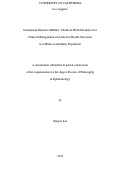 Cover page: Gestational Diabetes Mellitus: The Real-World Evidence for Clinical Management and Adverse Health Outcomes in a Multi-racial/ethnic Population