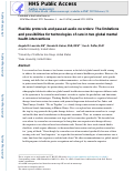 Cover page: Flexible protocols and paused audio recorders: The limitations and possibilities for technologies of care in two global mental health interventions