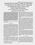 Cover page: Tradeoff Between Source Coding and Spreading in a Multicarrier DS-CDMA System Operating over Multipath Fading Channels with Narrow-Band Interference