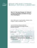 Cover page: New Air Cleaning Strategies for Reduced Commercial Building Ventilation Energy ? FY11 Final Report