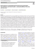 Cover page: Heterogeneity of endothelial VE-PTP downstream polarization, Tie2 activation, junctional claudin-5, and permeability in the aorta and vena cava.