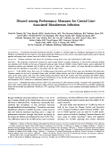 Cover page: Discord among Performance Measures for Central Line—Associated Bloodstream Infection