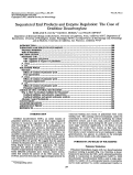 Cover page: Sequestered end products and enzyme regulation: the case of ornithine decarboxylase.