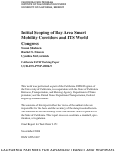 Cover page: Initial Scoping of Bay Area Smart Mobility Corridors and ITS World Congress