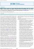 Cover page: Might chronic opioid use impact sleep-disordered breathing and vice versa?