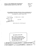 Cover page: LOW TEMPERATURE SPECTROSCOPY OPTICAL PROPERTIES OP MOLECULES IN MATRICES, GLASSES AND MIXED CRYSTALS BIBLIOGRAPHY FROM 1888 TO JANUARY 1969