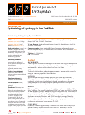 Cover page: Epidemiology of syndactyly in New York State