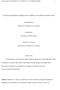 Cover page: Conceptual and Empirical Challenges to the “Authentic” Versus “Hubristic” Model of Pride