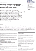 Cover page: Improving economic evaluations in stroke: A report from the ESO Health Economics Working Group