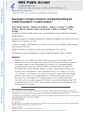 Cover page: Newspaper coverage of advance care planning during the COVID-19 pandemic: Content analysis.